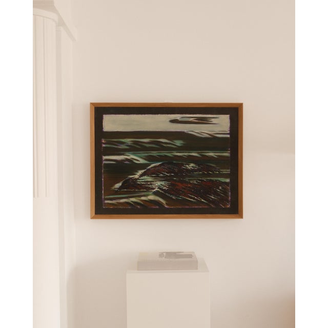 1990s Georg Herzig, Abstract Composition, 1993, Oil on Canvas For Sale - Image 5 of 5