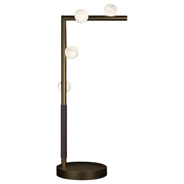 Metal Demetra Bronze Table Lamp by Alabastro Italiano For Sale - Image 7 of 7