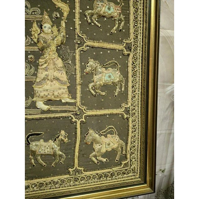 Large Gold Thread Embroidery For Sale - Image 6 of 10