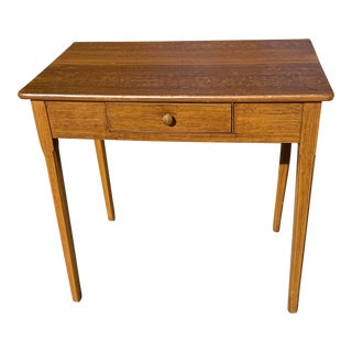 French Country Oak Writing Desk For Sale