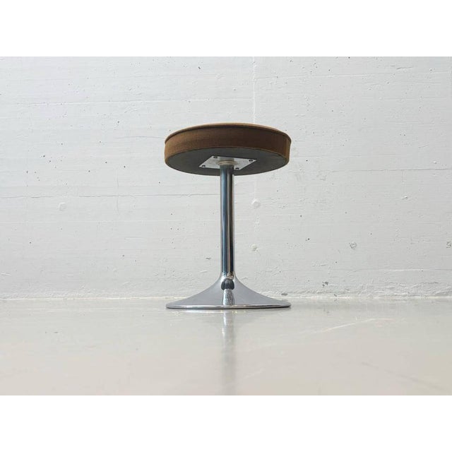 Vintage Tulip Stool in Brown by Vitra, 1970s For Sale - Image 5 of 16