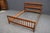 1970s Henkel-Harris Solid Cherry Queen Bed – Early American Style For Sale - Image 5 of 11