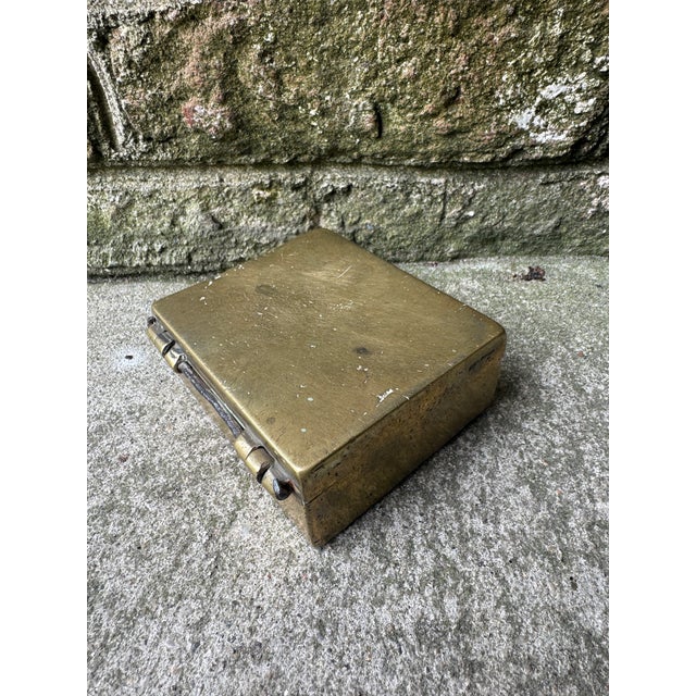 Brass 19th Century Brass Betel Nut Box For Sale - Image 8 of 16