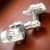 1990s Pair of Georg Jensen Estate Bambo Cufflinks Sterling Silver For Sale - Image 12 of 13