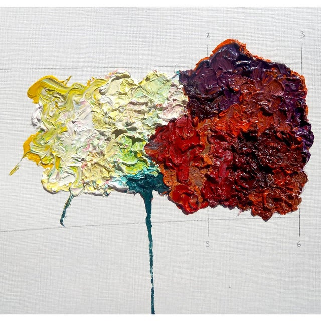 Contemporary Framed Organic Modern Original Flower Painting by Diane Grant / Neutral Palette Tones For Sale - Image 3 of 5