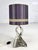 Purple Crystal Table Lamp from Val Saint Lambert, 1950s For Sale - Image 8 of 10