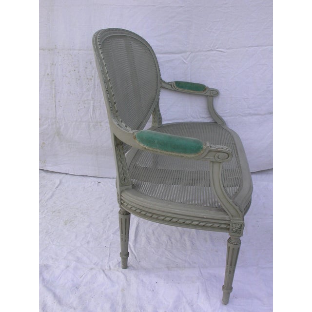 Lacquered Vienna Straw Living Room Set, 1890s, Set of 3 For Sale - Image 13 of 15