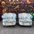 Vintage Barrel-Back Blue Floral Armchair For Sale In Cleveland - Image 6 of 12