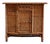 Small Woven Bamboo Sideboard, 1960s For Sale