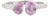 Toi Et Moi Pink Sapphire & Pave Diamond Open Bypass Ring 1.3ct in 14k Gold Size 6 For Sale