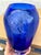 Tribal Late 20th Century Perry Coyle Etched Glass Vase For Sale - Image 3 of 10