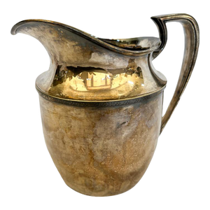 Late 19c Silver Plate Pitcher