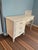 French Country Vintage French Country Cottage Style White Writing Desk For Sale - Image 3 of 6