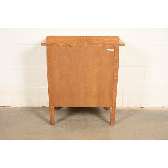 Stickley Mission Oak Arts & Crafts Nightstand or Bachelor Chest For Sale - Image 15 of 16