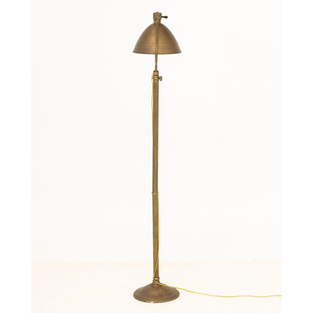 Mid 20th Century Bradley & Hubbard Brass Floor Lamp For Sale - Image 5 of 8