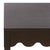 Spritely Home Neha Wavy Accent Table in Dark Chocolate For Sale - Image 4 of 8