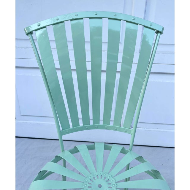 1930s Pair of Francois Carre French Art Deco Sunburst Chairs For Sale - Image 11 of 13