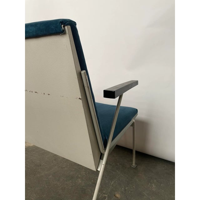 Blue Oase Lounge Chair by Wim Rietveld for Ahrend de Cirkel, 1958 For Sale - Image 9 of 14