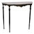 Bronze Console Table with Marble Top, Italy, 1950s For Sale