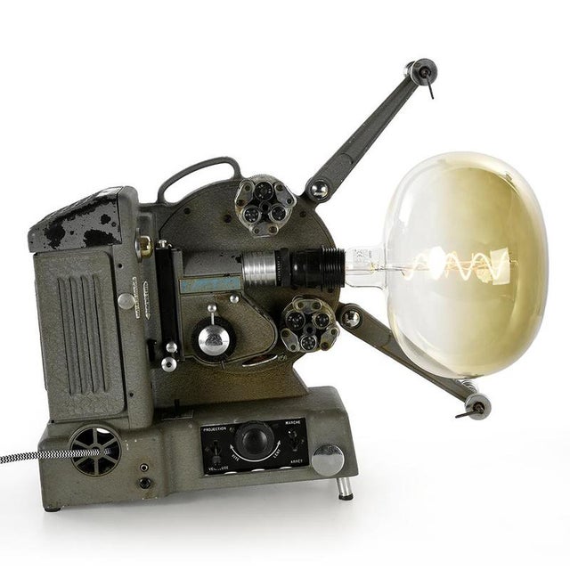 Projector Transformed Into a Light Fixture from Heurtier For Sale - Image 9 of 9