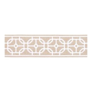 SAMPLE - Schumacher Gazebo Trellis Tape In Natural For Sale