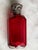 Glass Antique Cranberry & Silver Perfume Bottle For Sale - Image 7 of 9