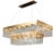 Collection Atlas Chandelier in Metal and Crystal by Jago For Sale