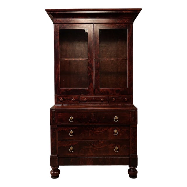 Vintage Mahogany Hutch Secretary Sale Price For Sale