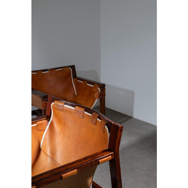 Brown Safari Lounge Chairs by Carlo Hauner for Forma, 1970s, Set of 2 For Sale - Image 8 of 18
