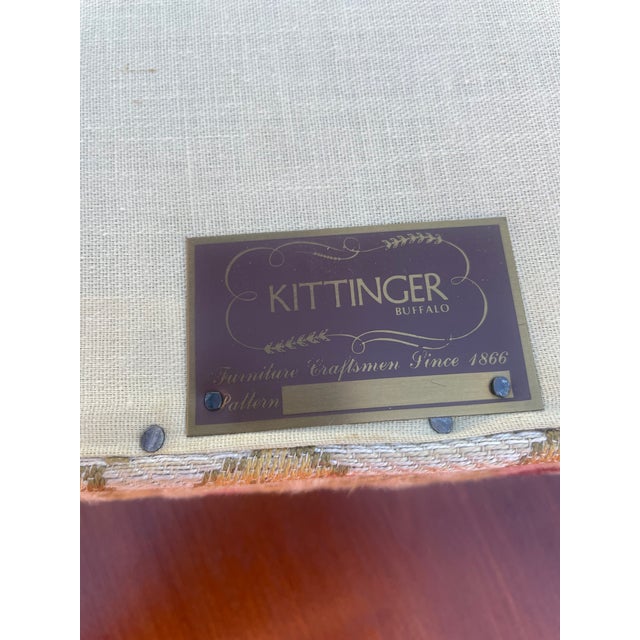 1960s Kittinger 9pc Dining Set W/ Banded Table & 8 Chairs / for Restoration For Sale - Image 17 of 18