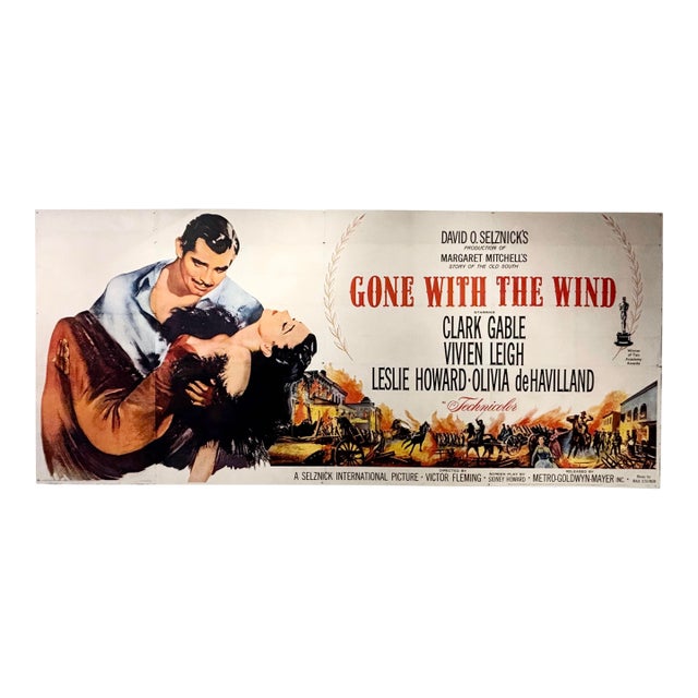 Gone With the Wind R61 24-Sheet Billboard Movie Poster Restored/on Linen 100" X 227" For Sale