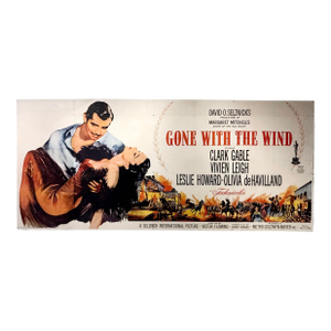 Gone With the Wind R61 24-Sheet Billboard Movie Poster Restored/on Linen 100" X 227"