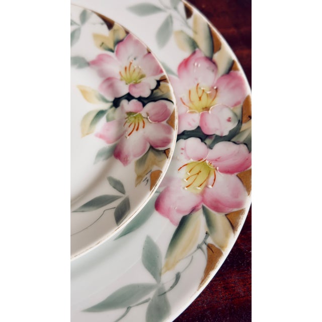 Ceramic Antique, Early 20th Century 42 Piece Noritake Azalea Dinnerware Set - 42pcs For Sale - Image 7 of 16