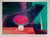 Claude Hemeret, Bouquet rose sur le piano, Lithograph For Sale