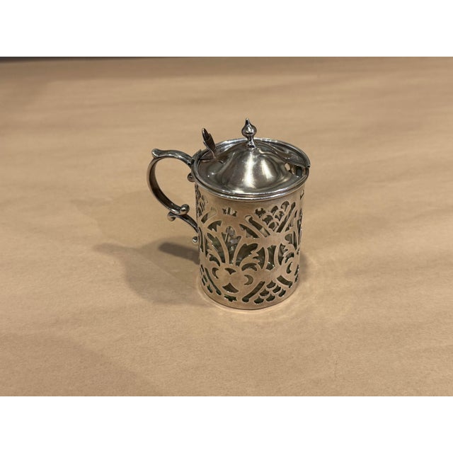 Antique Sterling Silver Mustard Pot For Sale In Boston - Image 6 of 6