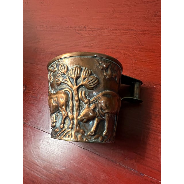 Metal Mid 20th Century Copper Greek Cup For Sale - Image 7 of 7