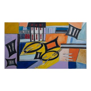 Giorgio Lo Fermo, Abstract Geometrical, Oil on Canvas, 2021 For Sale