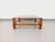 Vintage Square Italian Coffee Table in Wood and Smoked Glass from Fontana Arte, 1960s For Sale - Image 3 of 16