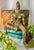 Late 20th Century Hand Crafted Hindu Parvati Clay Sitting Shelf Statue For Sale In Phoenix - Image 6 of 9