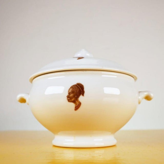Soup Tureen with Decorations from Richard Ginori For Sale - Image 6 of 10