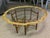 1960s Faux Bamboo Brass Tray Glass Cocktail Coffee Table For Sale - Image 9 of 12