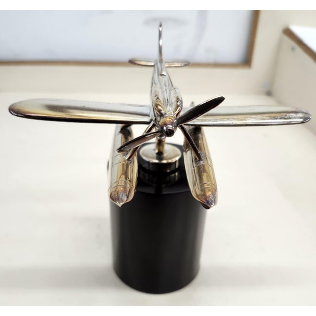 1930s Supermarine S6b Schneider Trophy Sea Plane Hood Ornament by Rolls Royce For Sale - Image 4 of 12