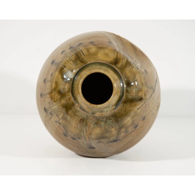 Mid-Century Modern Studio Pottery Vase Signed by Gary Edson For Sale - Image 3 of 7