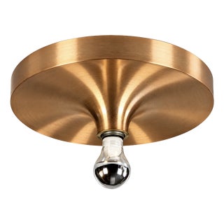 Space Age Aluminum and Metal Disc Wall Lamp from Teka, 1970s For Sale