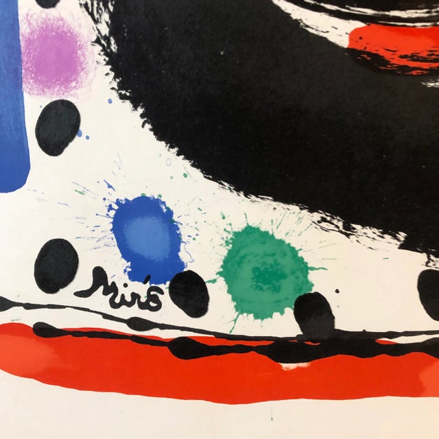 Abstract Original Joan Miro Lithograph From Atelier Mourlot For Sale - Image 3 of 6