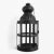 Handmade vintage black matte iron lantern with glass window panels and door that opens to place candles. Comes with...