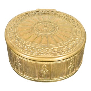 Tiffany Studios New York Adam Pattern Bronze Doré Inkwell For Sale