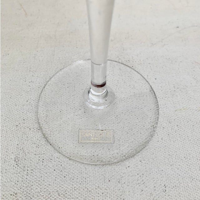 Cristal Saint Louis Amadeus #3 Wine Glass For Sale In San Diego - Image 6 of 7