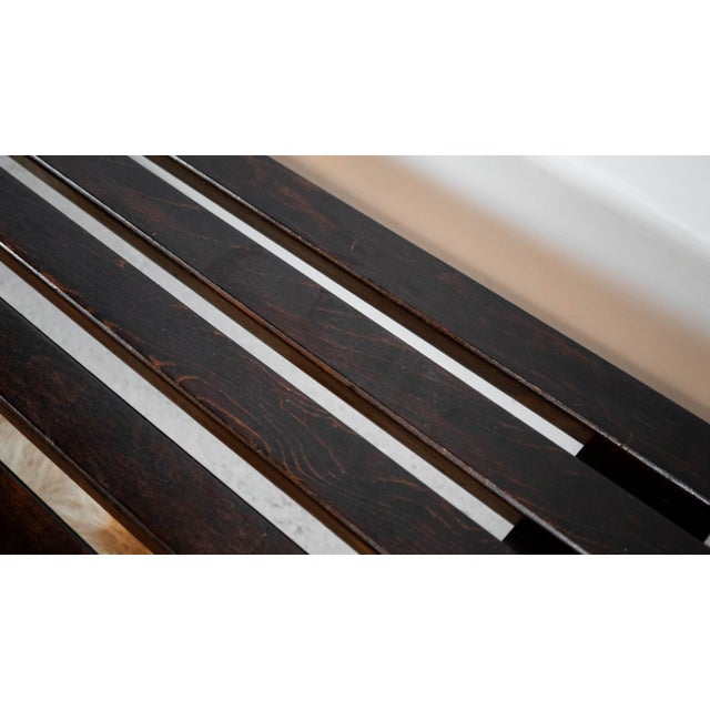 Mid-Century European Slat Bench or Coffee Table, Yugoslavia, C. 1960s For Sale - Image 14 of 16