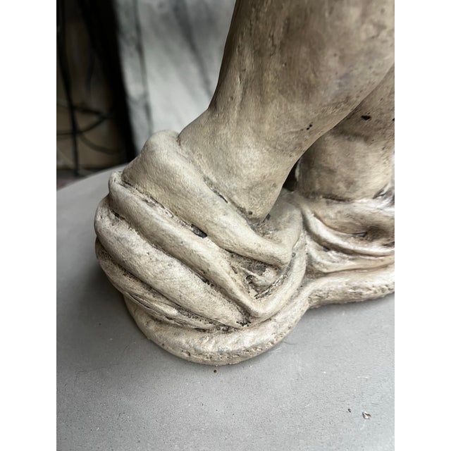 Sculpture Materials Vintage Concrete Praying Hands Sculpture For Sale - Image 7 of 9